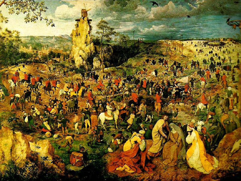 Pieter Bruegel vagen till golgata oil painting picture